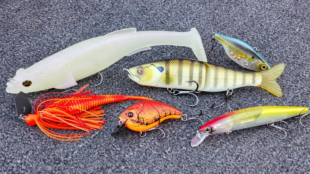 March Madness for bass basic lures for spring.
